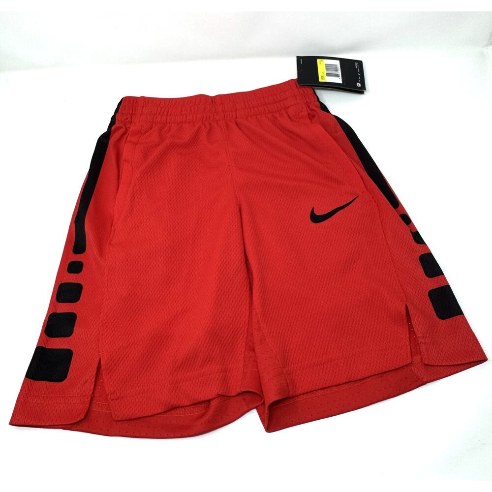 Nike Boy's Dry Basketball Short, University Red/Black, Size Small